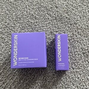 Wonderskin Melt-It-All Cleansing Balm + Plush Stick Duo